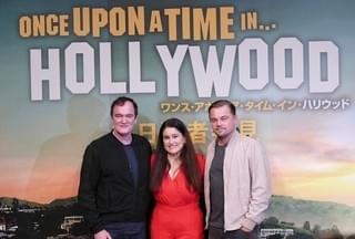 タランティーノ、来日会見でレア邦画のDVDおねだり！ レオは“故郷”ハリウッドへの思い語る