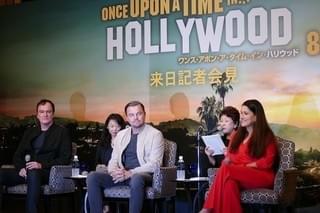 タランティーノ、来日会見でレア邦画のDVDおねだり！ レオは“故郷”ハリウッドへの思い語る