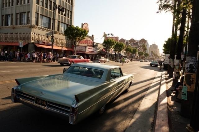 1969年が再現されたハリウッド大通り