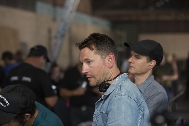 撮影中のリー・ワネル監督