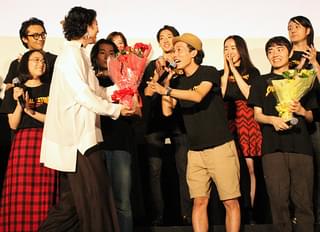 上田慎一郎監督、長編第2作は日本最大級劇場で完成披露「船出としてふさわしい」