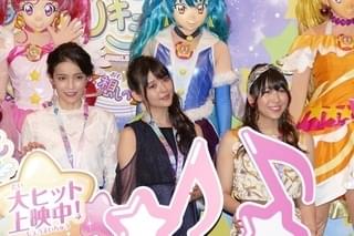 知念里奈「プリキュア」初日挨拶で主題歌を熱唱、プリキュアたち聞き入る