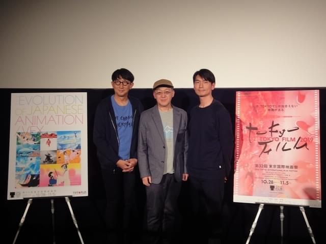 登壇した（左から）渡辺歩監督、 小西賢一氏、秋本賢一郎氏