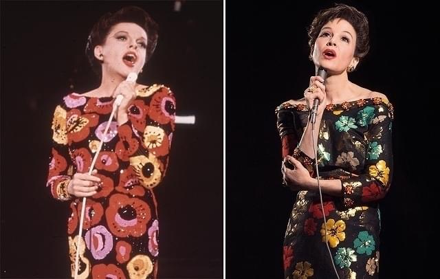 ジュディ・ガーランド(左)を演じたレニー・ゼルウィガー(右)