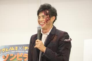 安達祐実、小島よしおのリアルゾンビメイクに「ちょっと怖いけど可愛い」