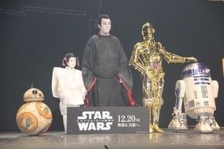 「スター・ウォーズ」の世界観に響く「成田屋！」の掛け声 市川海老蔵＆堀越勸玄くんが親子共演