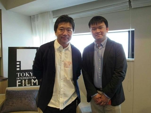 是枝裕和監督にも取材させていただき ました（2015年）