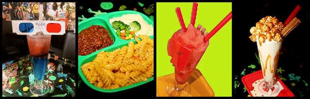 見た目も楽しいフード&ドリンク