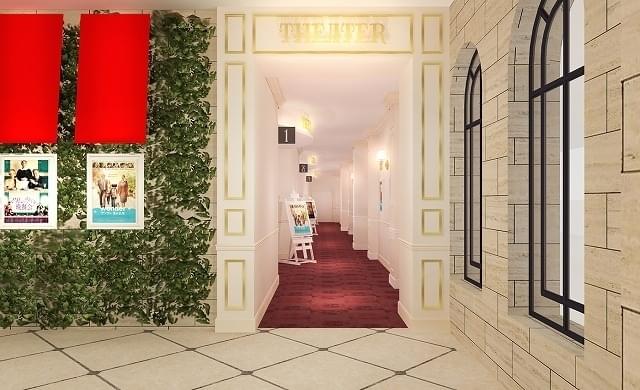 パリのホテルをイメージした内装