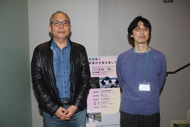 犬童一心監督（左）、「おばけ」の中尾広道監督