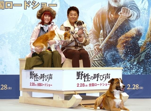 坂上忍とIMALU、芸能界きっての犬好きが「野性の呼び声」をアピール