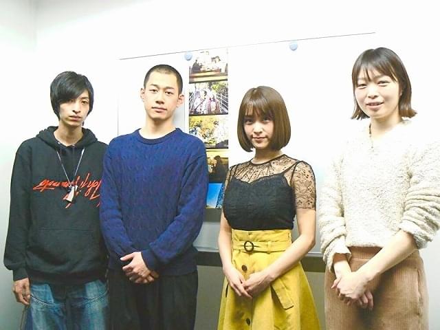 野本梢監督「透明花火」出演の高橋雄祐、清水尚弥、みひろと初長編について語る