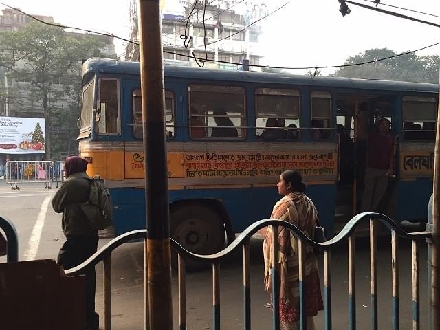 レトロな路面電車が走るコルカタ