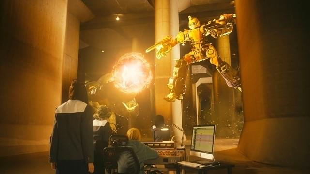 巨大ロボが登場！