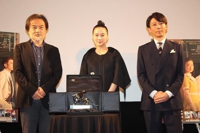 受賞後、初めての公の場