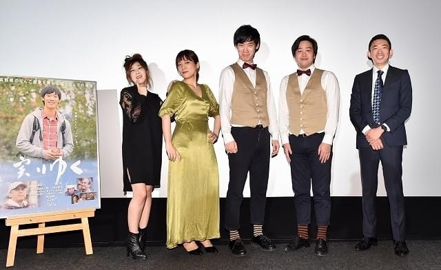 左から中野、橋本、竹内、田中、八木監督