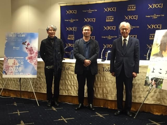 映画祭チェアマンの安藤裕康氏(右)、作品選定コミッティメンバー・安藤絋平氏