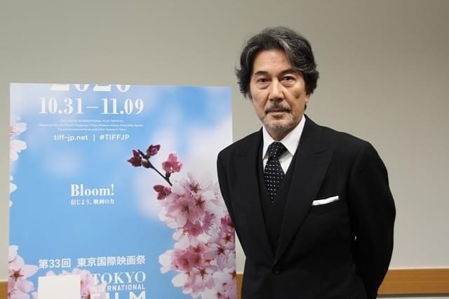 取材に応じた役所広司