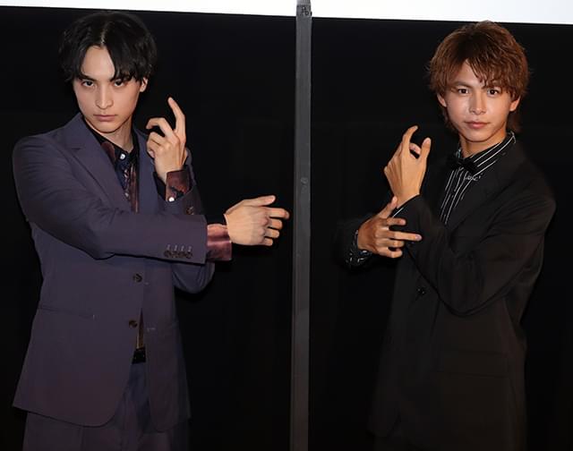 一ノ瀬颯（左）と小宮璃央