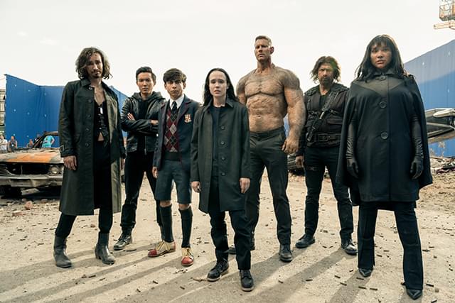 「アンブレラ・アカデミー」の一場面