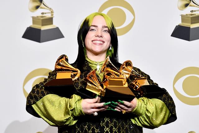 2020年開催時は、ビリー・アイリッシュが主要4部門受賞