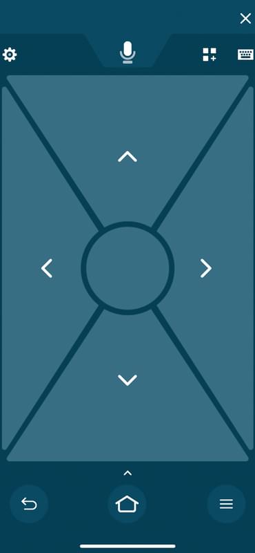 Fire TVアプリの操作画面