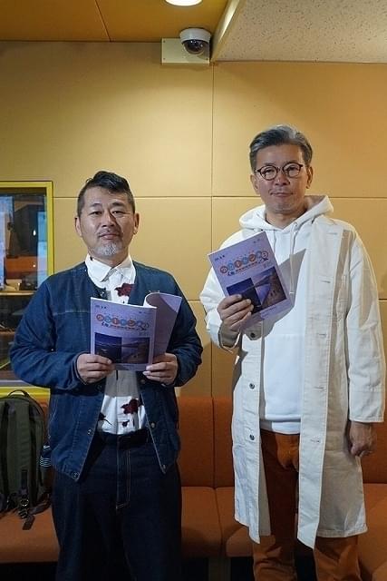 アフレコに臨む藤村忠寿（左）と嬉野雅道