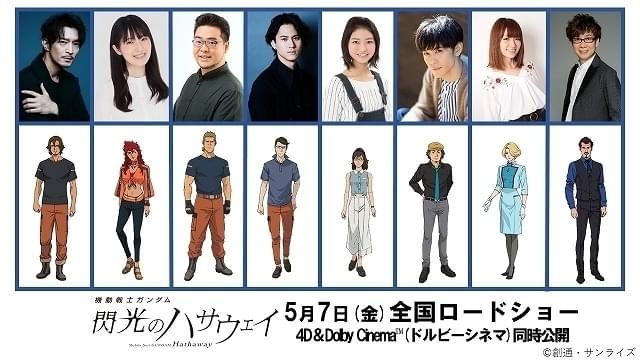 「機動戦士ガンダム 閃光のハサウェイ」津田健次郎、石川由依、山寺宏一らキャスト8人発表