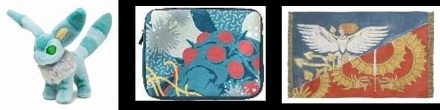 ぬいぐるみやタペストリーなど約150点の展覧会オリジナルグッズを販売