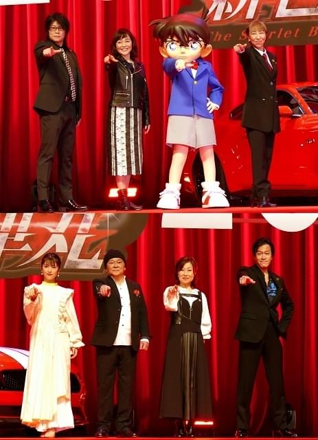 コナン声優、延期1年乗り越え涙の挨拶！ ゲスト声優の浜辺美波はもらい泣き