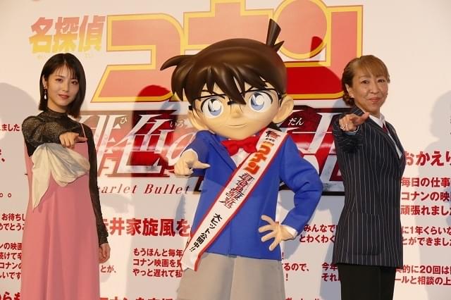 「名探偵コナン 緋色の弾丸」初の興収100億円“射程圏内” 前作比144％の弾丸スタート！