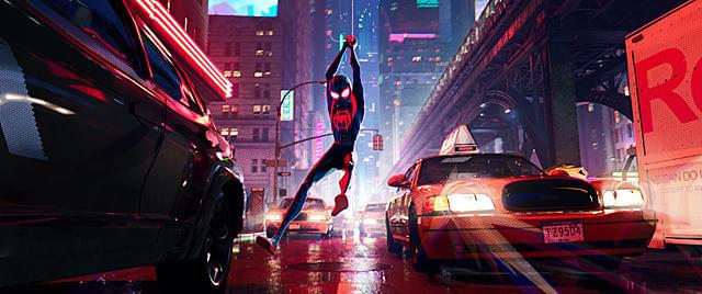 「スパイダーマン スパイダーバース」の一場面