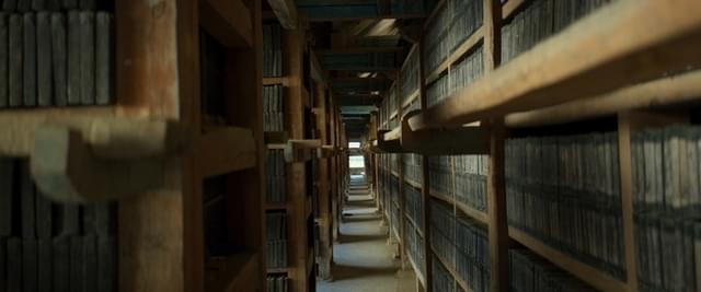 「海印寺 蔵経板殿」の中の様子