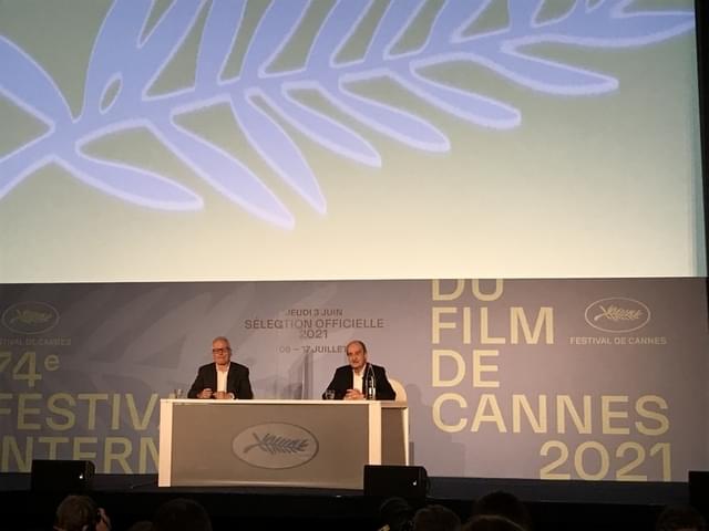 第74回カンヌ映画祭のラインナップ発表会見の模様