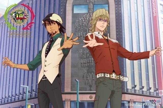 放送10周年「TIGER＆BUNNY」が銀座三越とコラボ、8月に限定アイテム発売