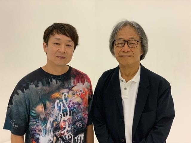 吉田恵輔監督（左）と河村光庸プロデューサー