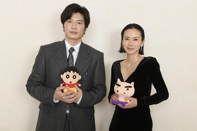 田中圭×中谷美紀「総理の夫」が「クレヨンしんちゃん」とコラボ！ 9月25日に特別エピソード放送