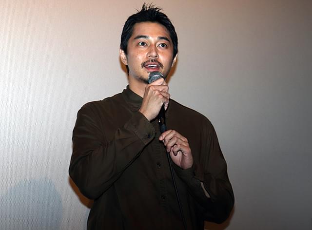 舞台挨拶に立った東出昌大