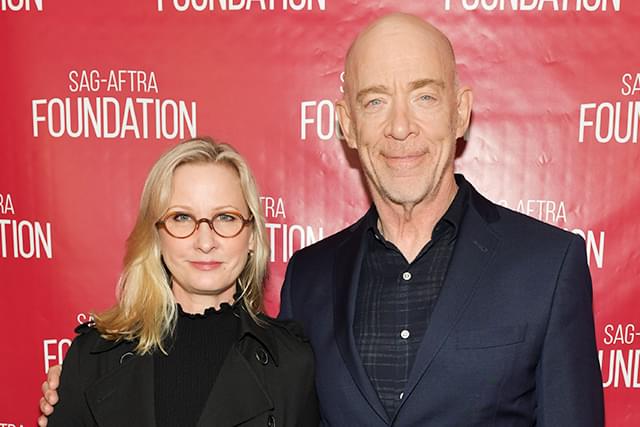 J・K・シモンズ（右）、ミハエル・シューマッハ監督（左）