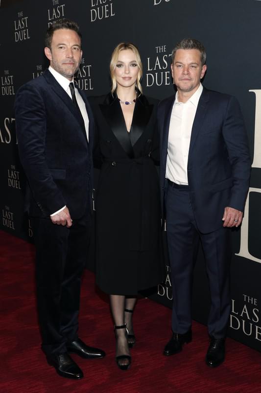 （左から）ベン・アフレック、ジョディ・カマー、マット・デイモン