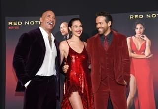 「レッド・ノーティス」プレミアで“ロック様”コール巻き起こる 豪華キャスト結集