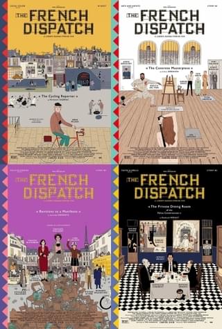 ウェス・アンダーソン監督「フレンチ・ディスパッチ」 監督本人も登場!? 遊び心満載のイラストポスター6点