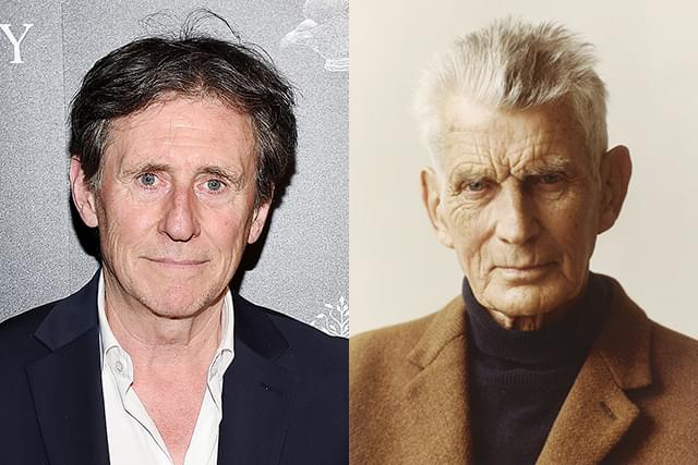 ガブリエル・バーン（左）、サミュエル・ベケット（右）