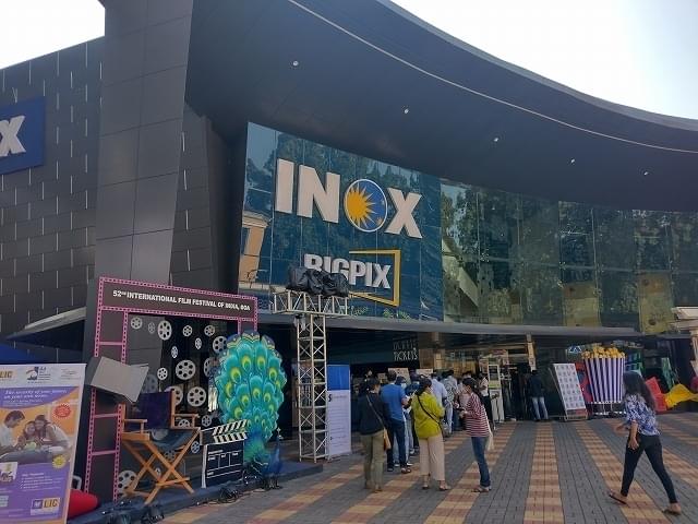作品が上映されたシネコン「INOX Panjim」。517席の会場がほぼ満席！