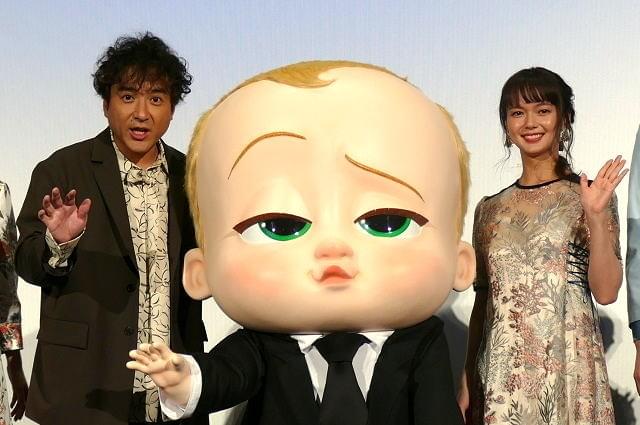 舞台挨拶を盛り上げたムロツヨシと多部未華子