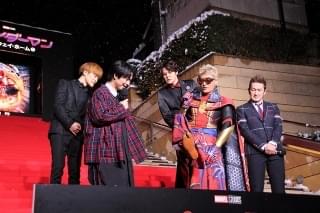 新庄剛志「スパイダーマン」の特製スーツ姿でイベント登場 最新作に興奮「住んでいた家が映った」