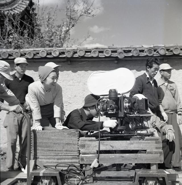 「月は上りぬ」撮影風景