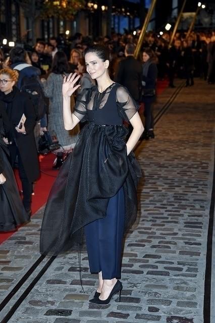 18年11月9日のワールドプレミアに参加したキャサリン・ウォーターストン