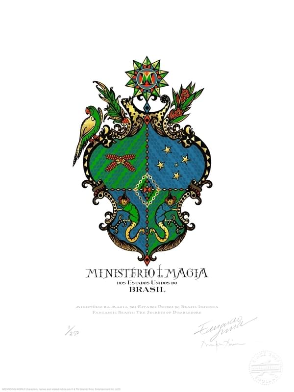 ブラジルの魔法省をイメージしたデザイン