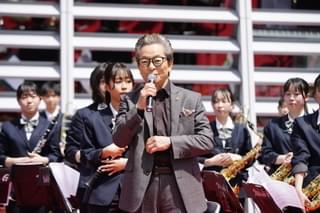 檀れい＆水谷豊、「太陽とボレロ」ロケ地・松本に凱旋 地元高校生の演奏に感激